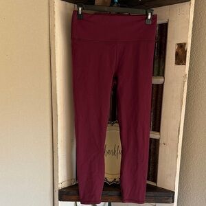 Fabletics Medium Burgundy Leggings